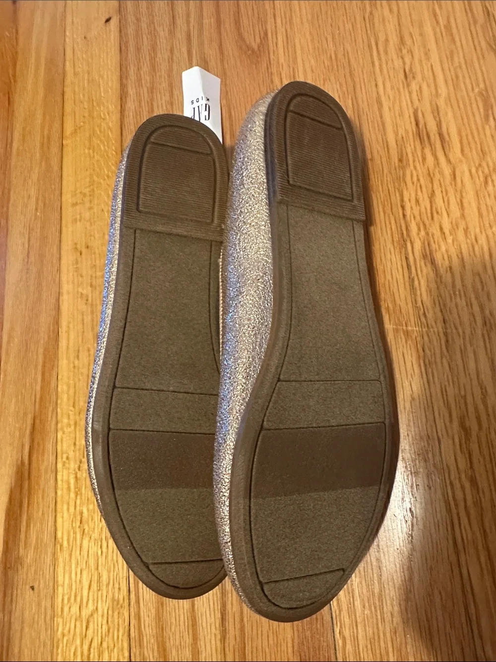 🎉NWT🎉 GAP Girls Metallic Pink Ballet Flats with Bow size 4